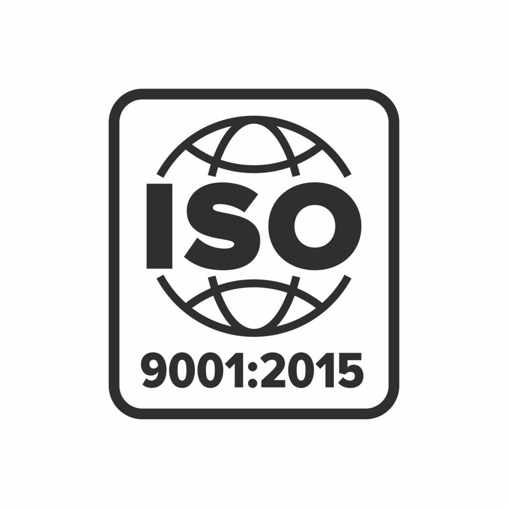 Iso 9001 Certified Symbol Vector